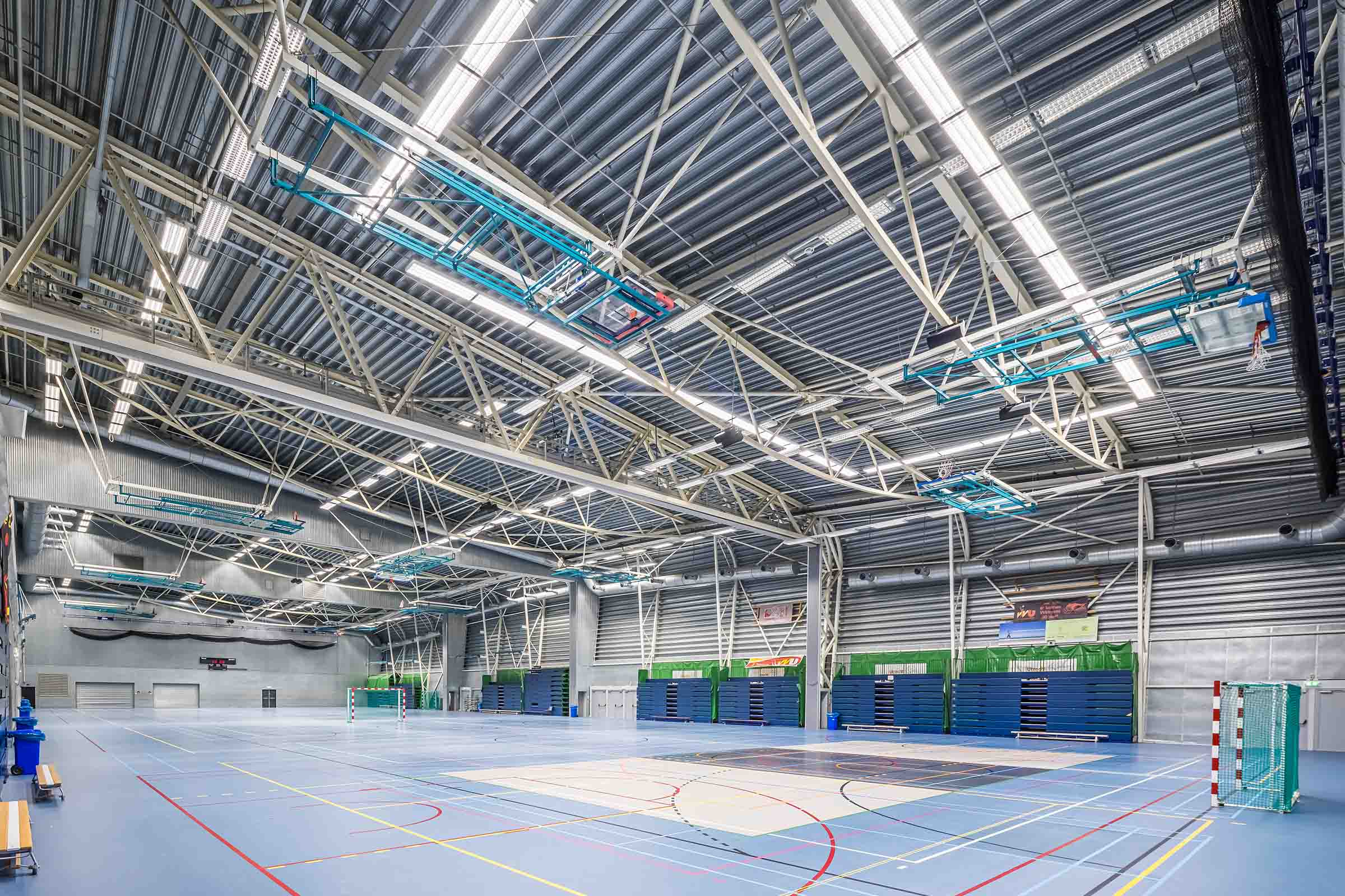 Verlichting sportcentrum Galgenwaard Lumeco