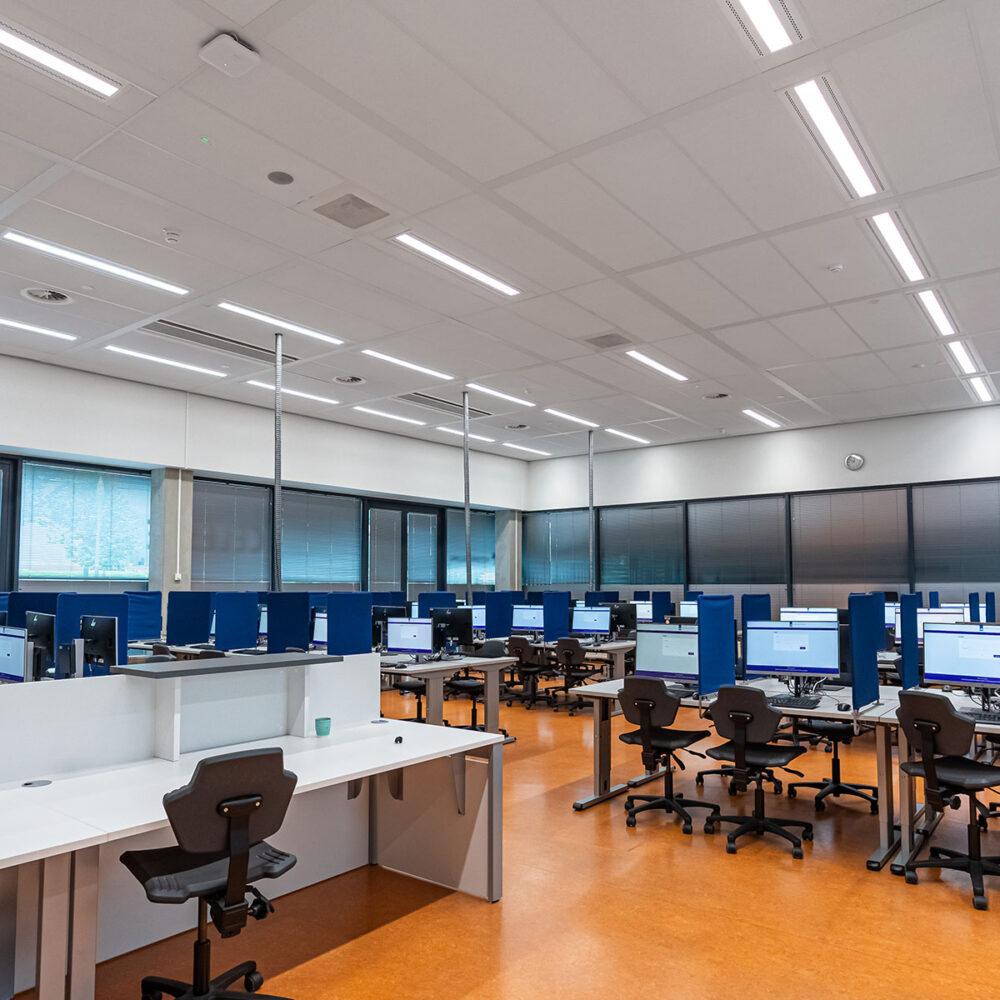 LED verlichting voor schoolgebouw