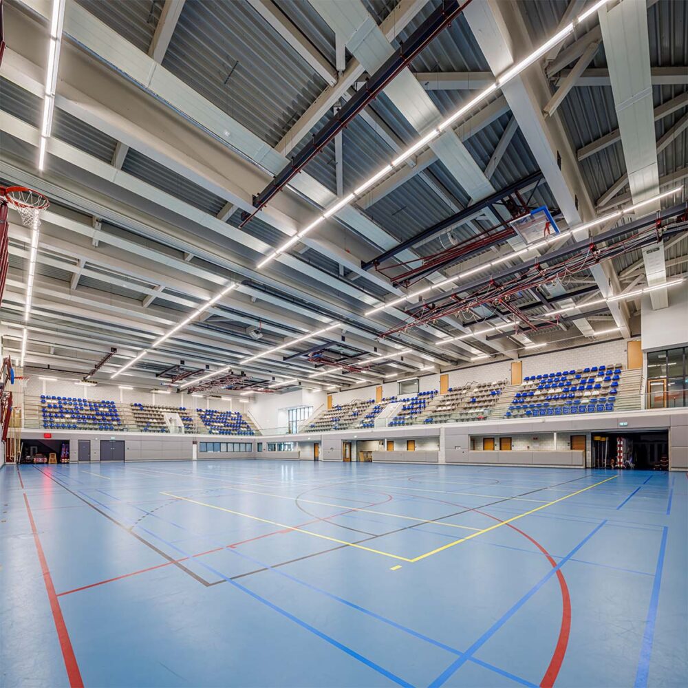 LED verlichting voor sporthal