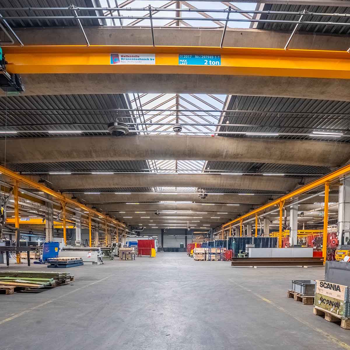 Lichtoplossing werkplaats