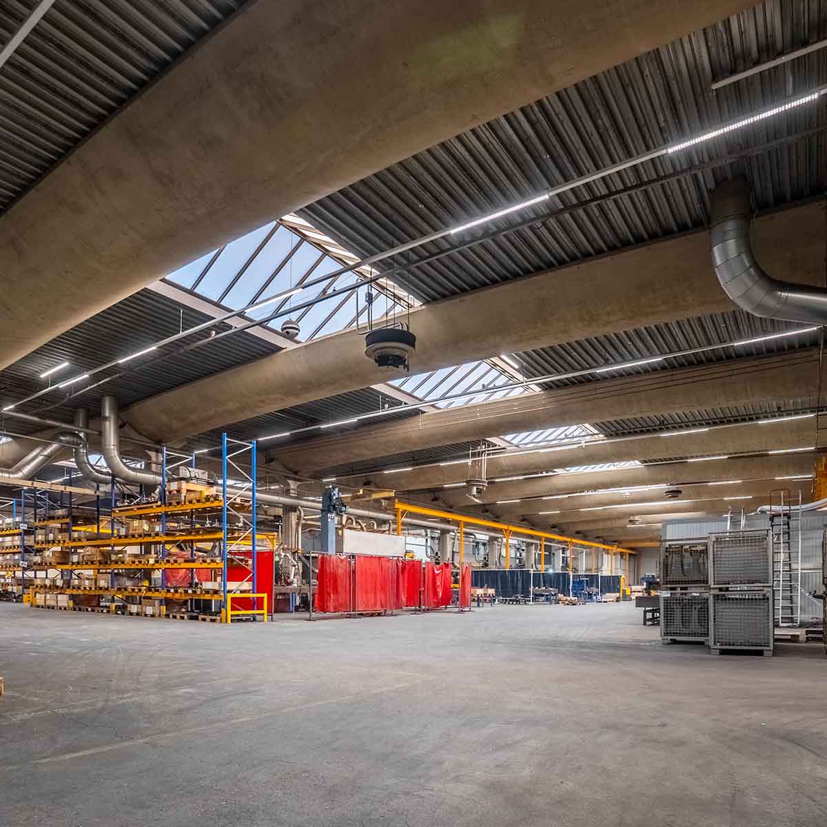 Verlichtingsoplossing bedrijfshal