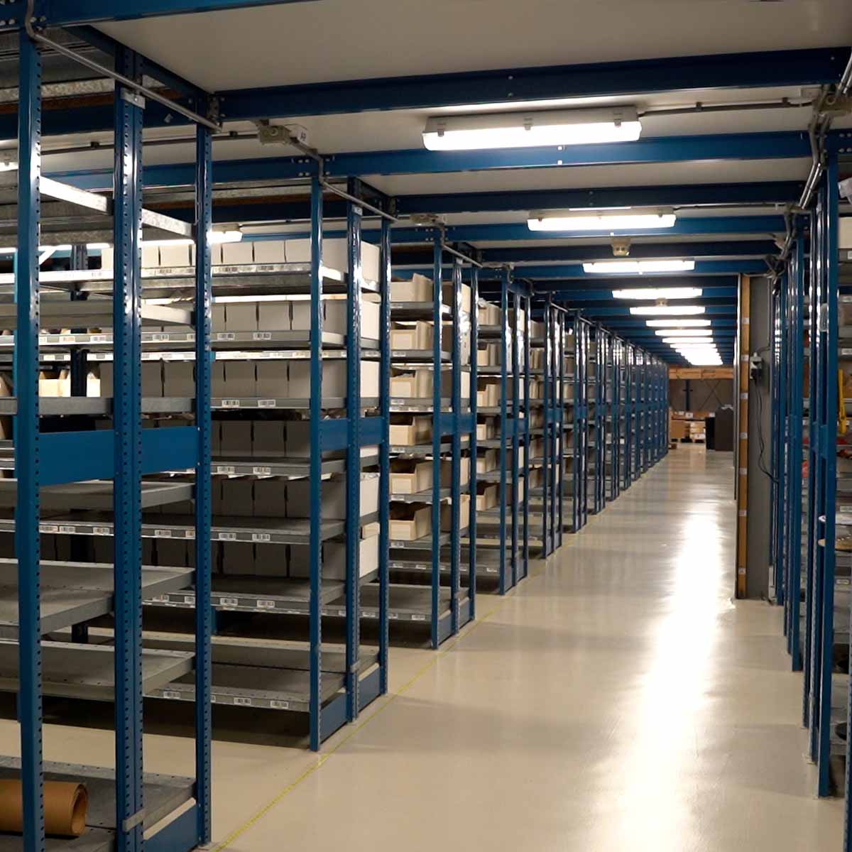 Verlichting opslagruimte