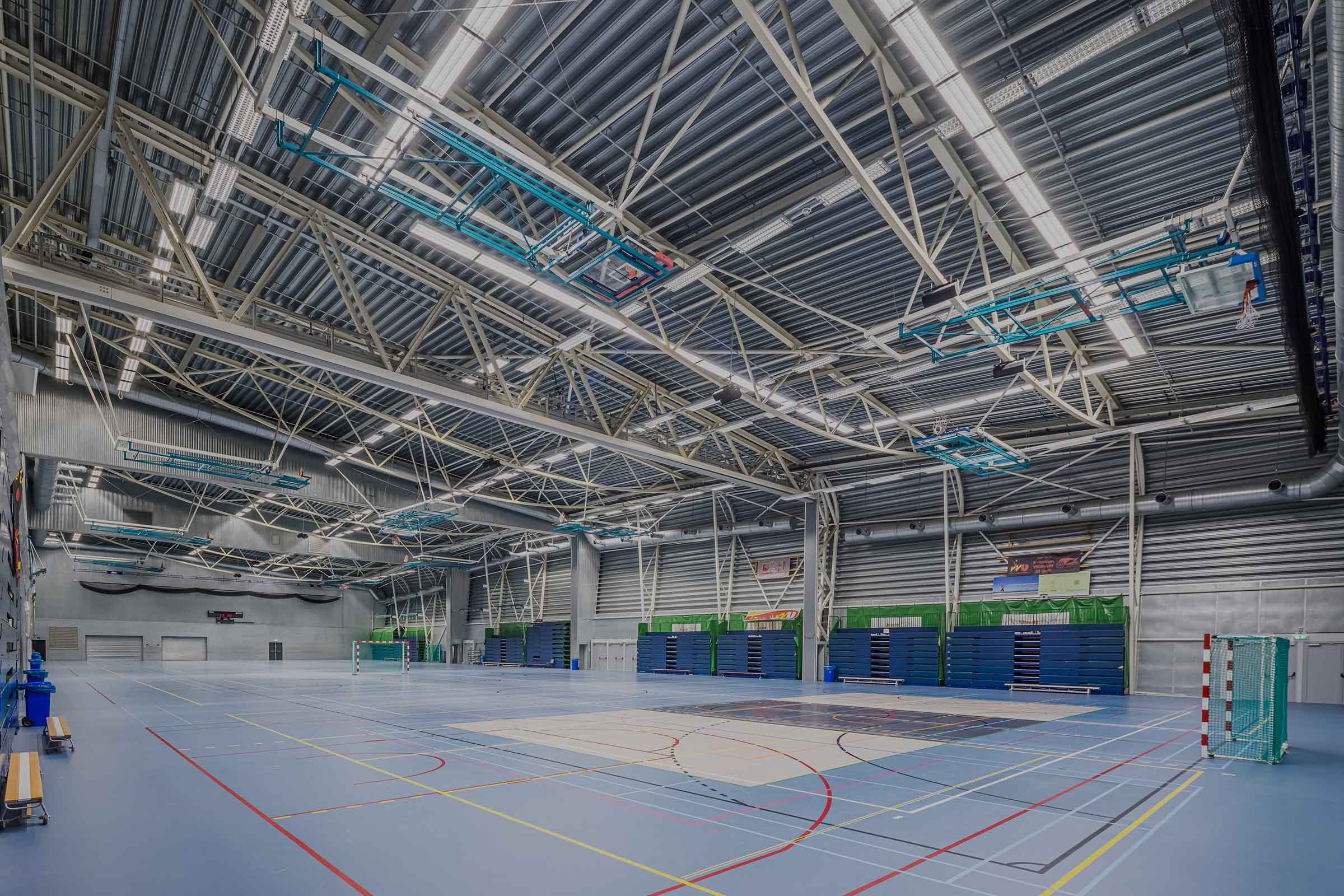 Verlichting sportcentrum Galgenwaard Lumeco