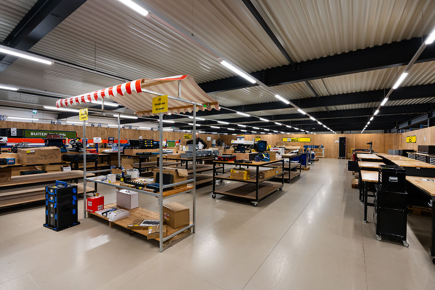 Verlichting LED magazijn