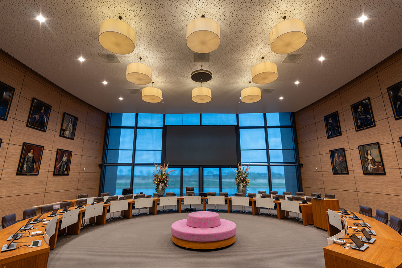 Verlichting raadzaal