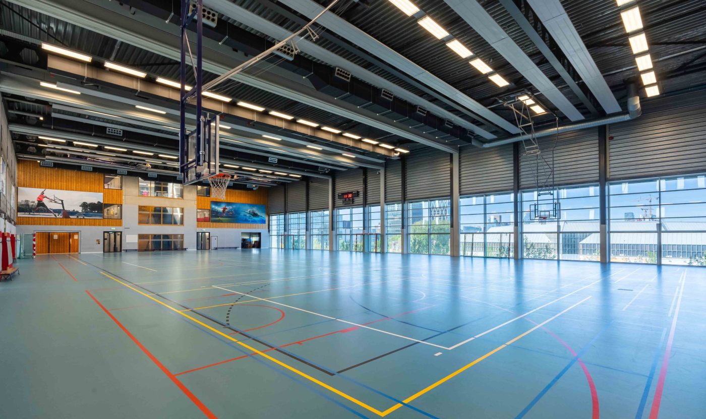 Sporthal scholen verlichting